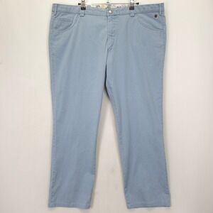 Meyer Dublin Lt Blue Pants Men 42 / 26 Modern Comfort Organic Cotton Stretch